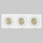 Светильник встроенный Crystal Lux CLT 002C3 WH V2