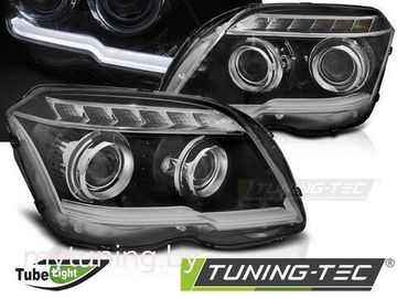 Фары передние TUBE LIGHT BLACK для Mercedes GLK X204