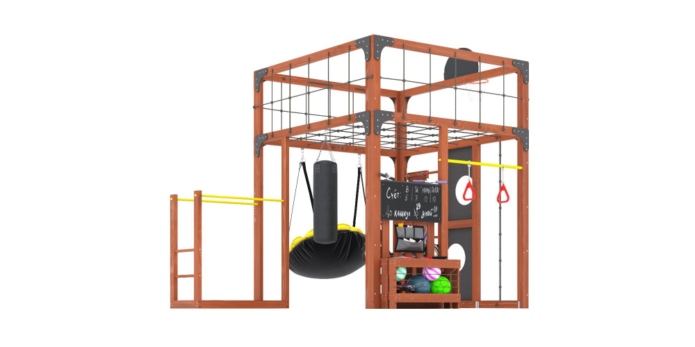 Детская площадка Савушка КУБ-1 (махагон)