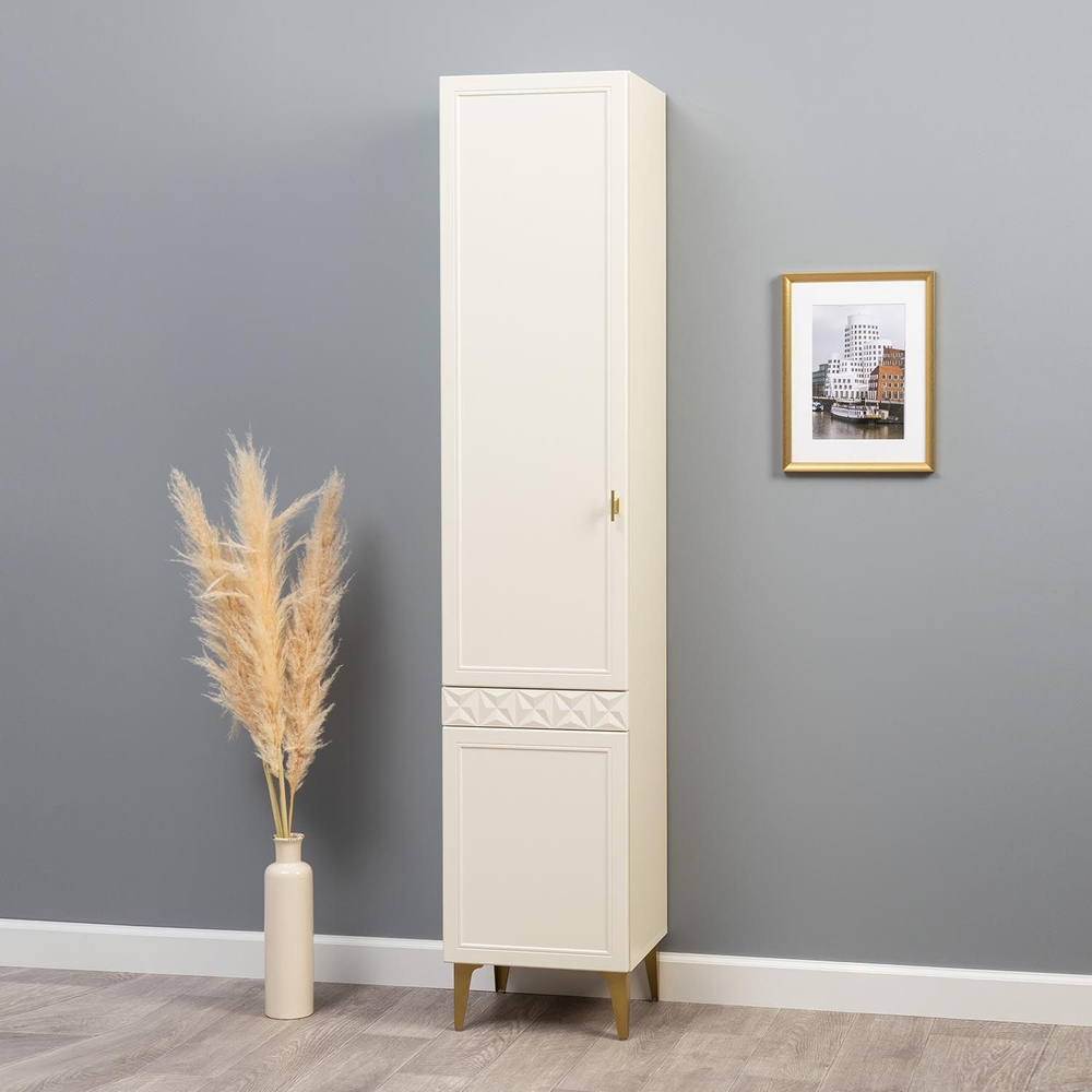 Марион шкаф-пенал 16.333.01 Слоновая кость