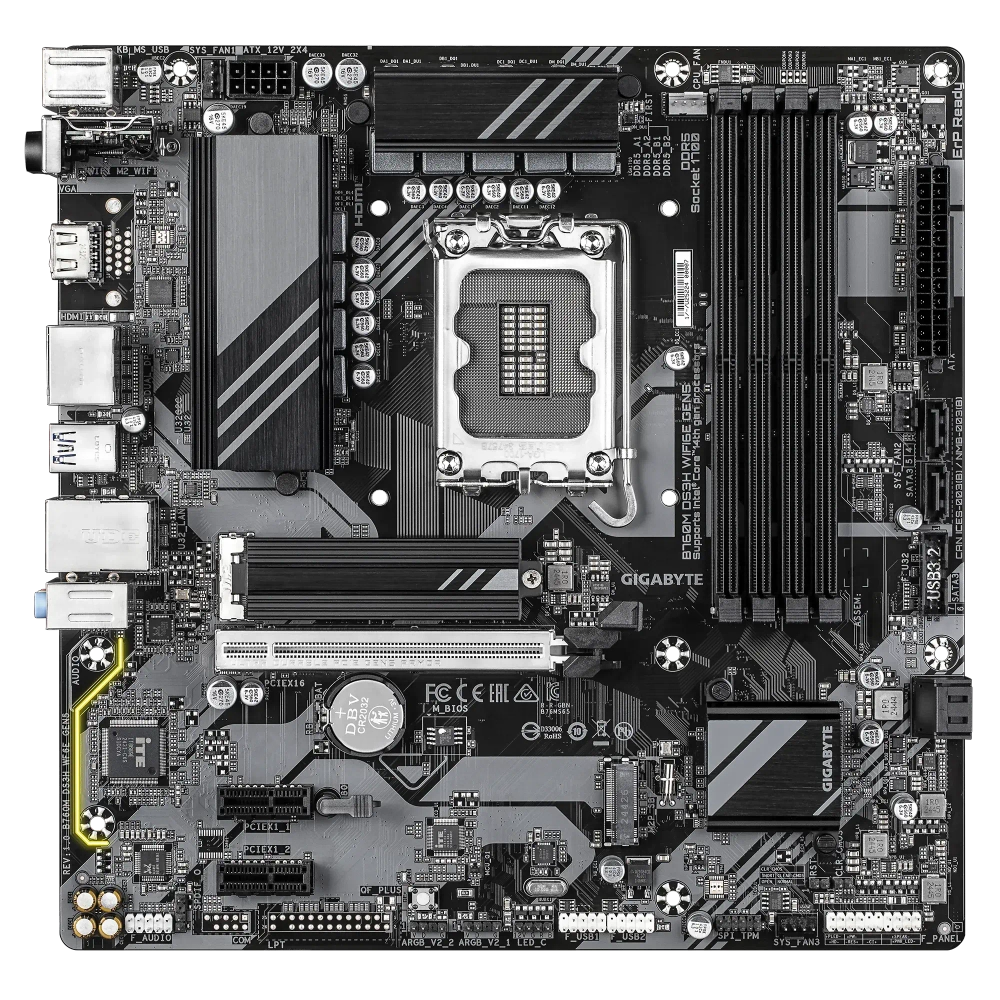 Материнская плата Gigabyte B760M DS3H WIFI6E GEN5 (B760M DS3H WF6E GEN5)