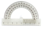 Транспортир 8см. тонированный (ТР-6016) (Проф-Пресс)