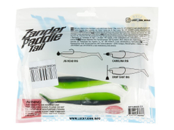 Виброхвост LJ 3D Series Zander Paddle Tail 4.8" (12 см), цвет Z04, 4 шт.