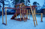 Деревянная детская площадка Савушка "4 сезона" - семейная