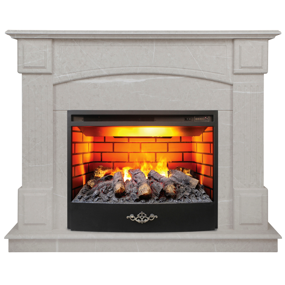 Каминокомплект Real Flame Carolina 24/25,5 WT-F714 с очагом 3D Firestar 25,5