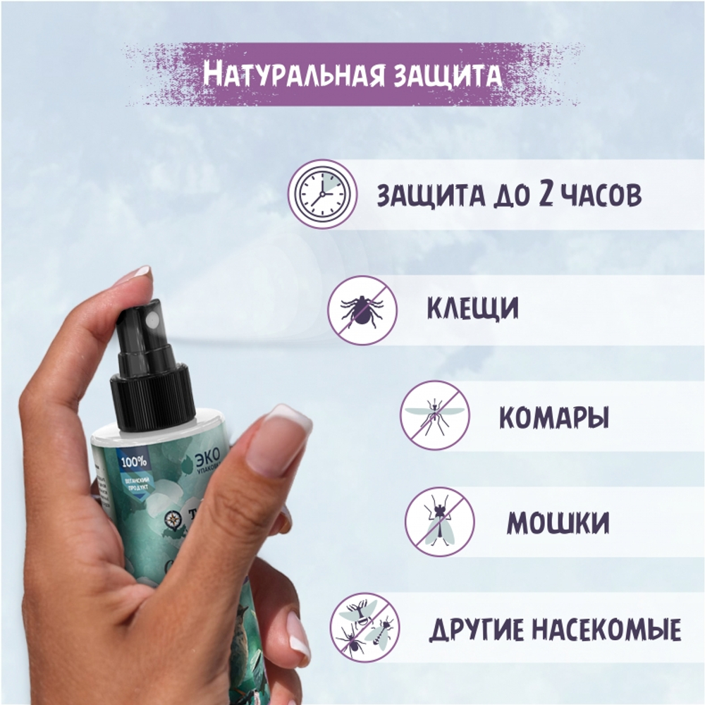 ТерриториЯ-косметика для собак, спрей репеллент "Летняя ночь" - 150 мл