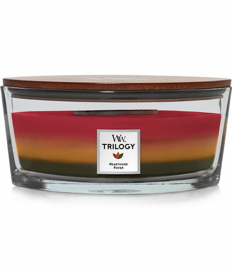 У очага, ароматическая свеча эллипс, WoodWick