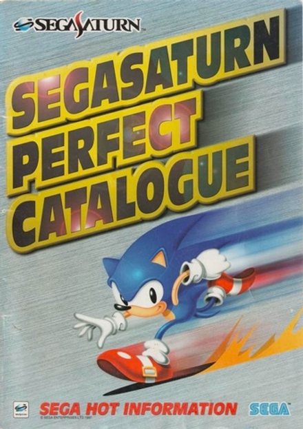 Журнал Sega Saturn Perfect Catalogue Sonic the Hedgehog