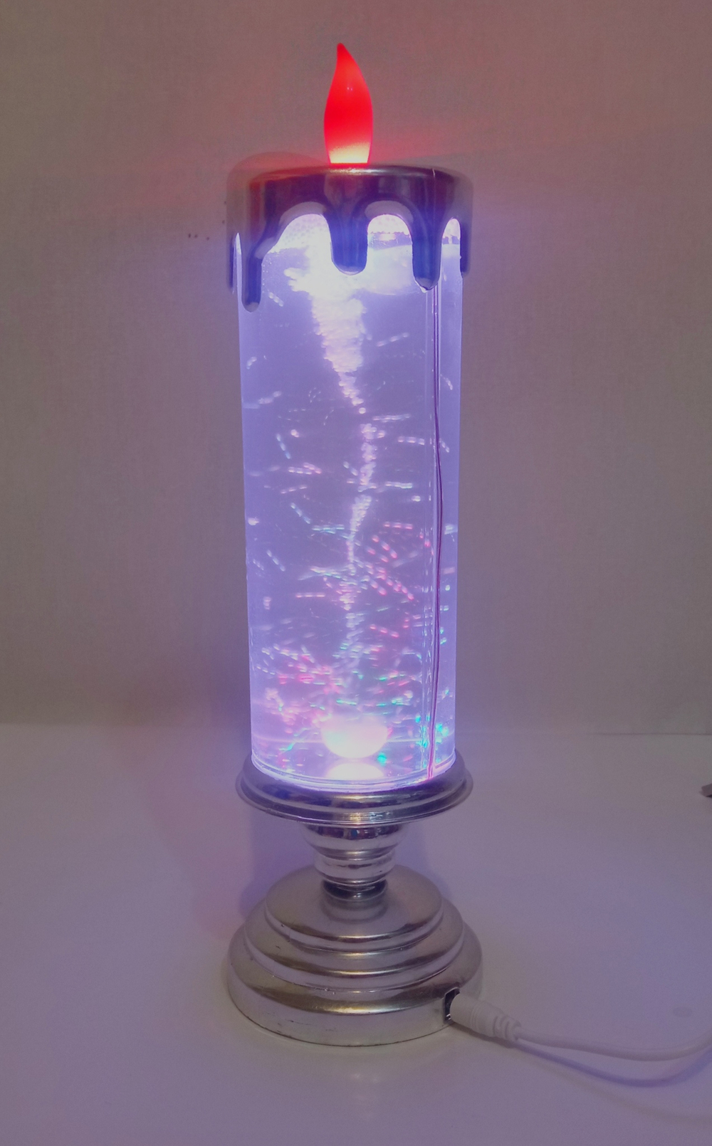 Ночник-светильник "Свеча 29см" (бат/USB) Rohs YJG-19-0