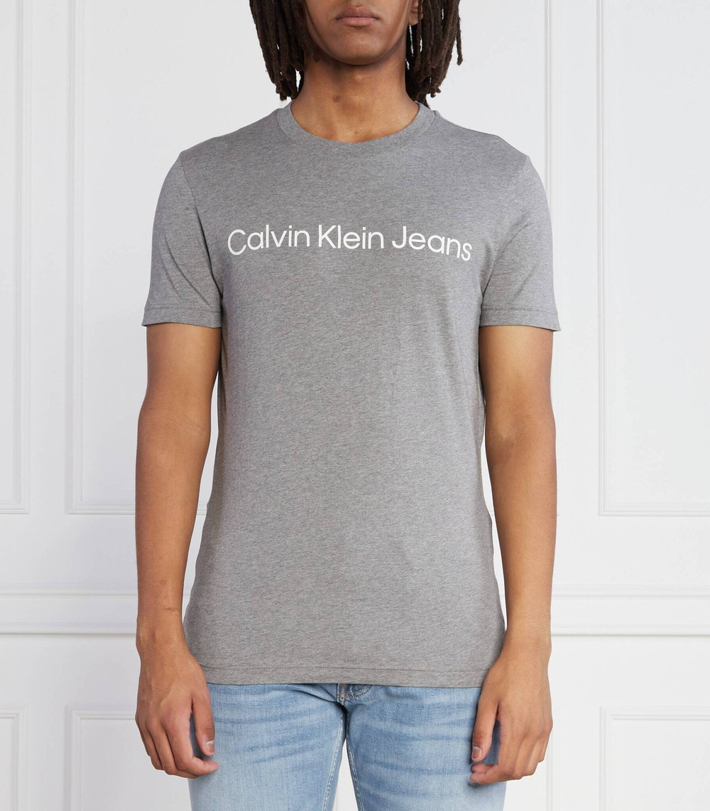 Футболка CALVIN KLEIN JEANS - серый(J30J322552)