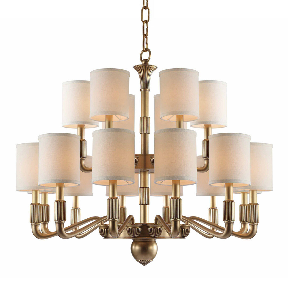 Люстра Cloyd DELAWARE C18 / Ø88 см - латунь (арт.10121)