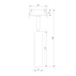 Встраиваемый поворотный светодиодный светильник Diffe 25027/LED