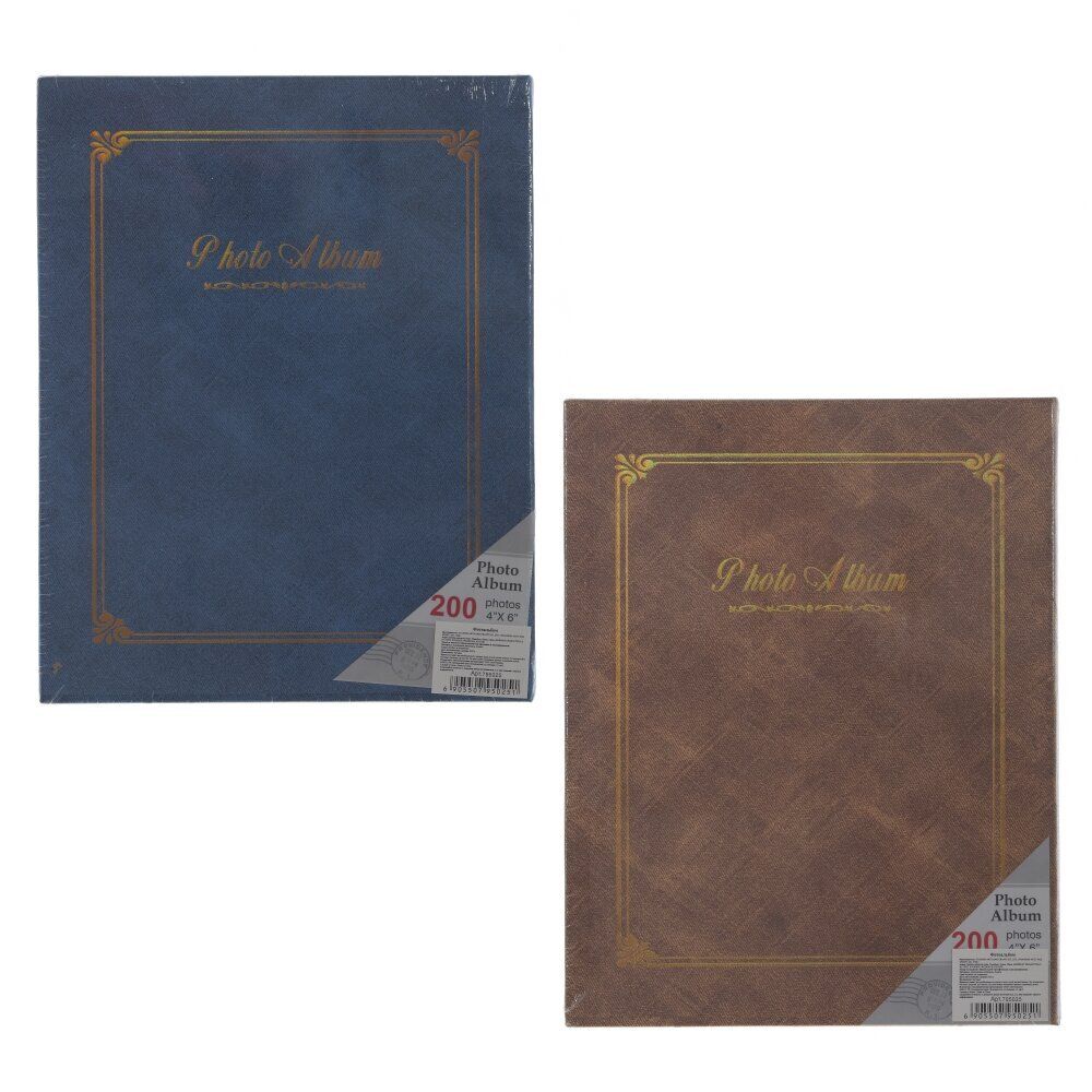 GAEM Фотоальбом для 200 фото 10*15, L21 W5,5 H26 см, 3в.