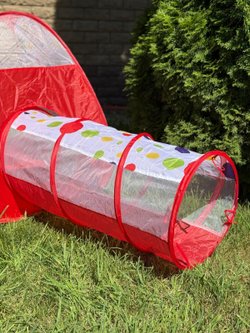 Детская палатка для игр с туннелем 200х90х95 см (201726072)