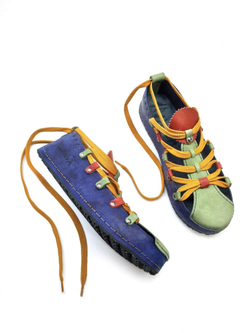 Туфли на шнуровке "Multicolor"