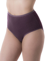 Женские трусы-макси plus size из хлопкового полотна (Размер: 62) (Цвет: кофейный)