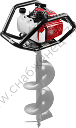 ЗУБР d 60 - 300 мм, 71 см3, 2 оператора, мотобур (бензобур) (МБ2-300)