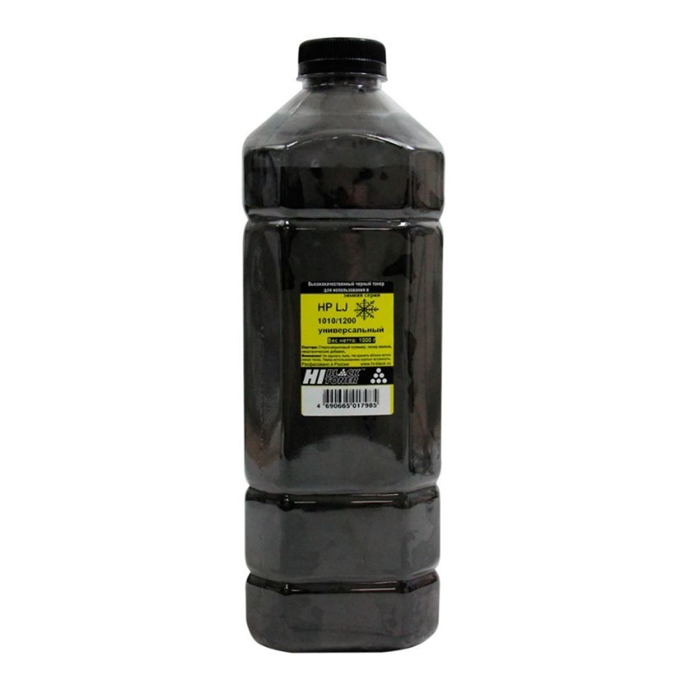 Тонер Hi-Black Универсальный для HP LJ 1010/1200, Зимняя серия, Bk, 1 кг.