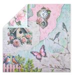 Бумага для скрапбукинга 30х30 см "Весна", двусторонняя, 12 листов, 180 г/м2, ОСТРОВ СОКРОВИЩ, 665439