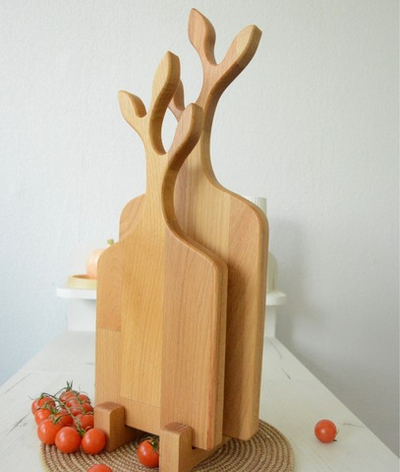 Набор из двух досок с ручкой-веточкой с подставкой.