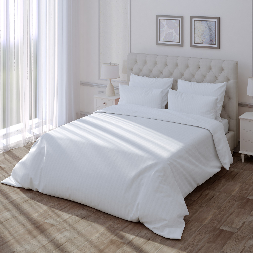 Набор наволочек 50х70 (страйп белый)