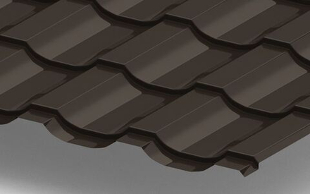 Металлочерепица Трамонтана с покрытием NormanMP®, 0,50 мм, цвет RR 32