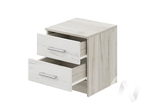 Тумба прикроватная ТБ 601 Спальня Гармония (дуб крафт серый/дуб крафт белый)