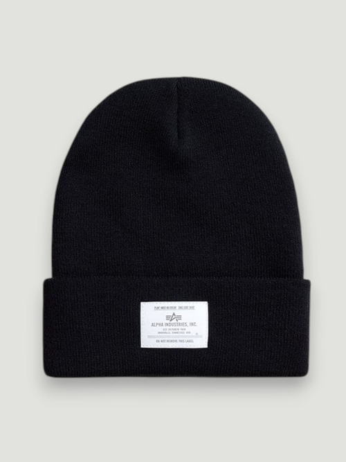 Шапка - Alpha Essential Beanie (черная)