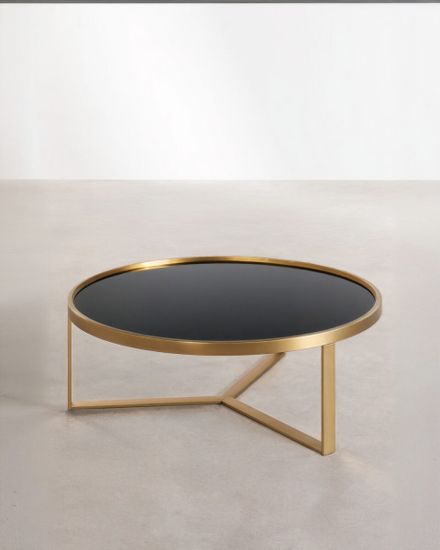 Чёрный кофейный стол “Ульм”