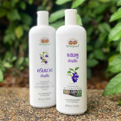 Кондиционер для роста и от выпадения волос Синий чай (обогащен маслом Лаванды) Conditioner Butterfly Pea Abhaibhubejhr