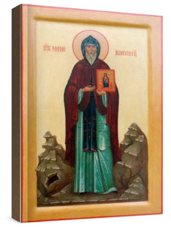 Алипий Печерский (рукописная икона)