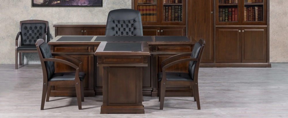 Стол руководителя ВАШИНГТОН вариант №2