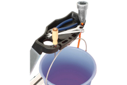 SAFETY Стремянка с большой полкой,6 ступеней,раб.высота 3.27м(126344)