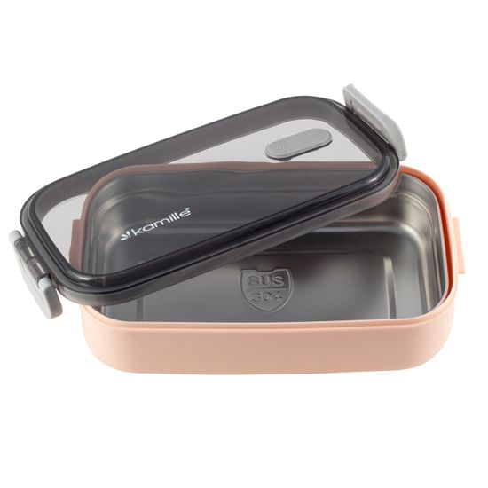 Ланч бокс 700 мл. Kamille KM 2133 (пластик, нержавеющая сталь)