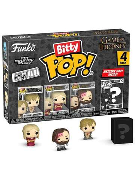 Фигурка Funko Bitty POP! Game of Thrones Tyrion+Cersei+The Hound+Mystery (1 of 4) 4PK 83650