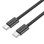 Кабель TypeC - TypeC BOROFONE BX104 60W (черный) 1м