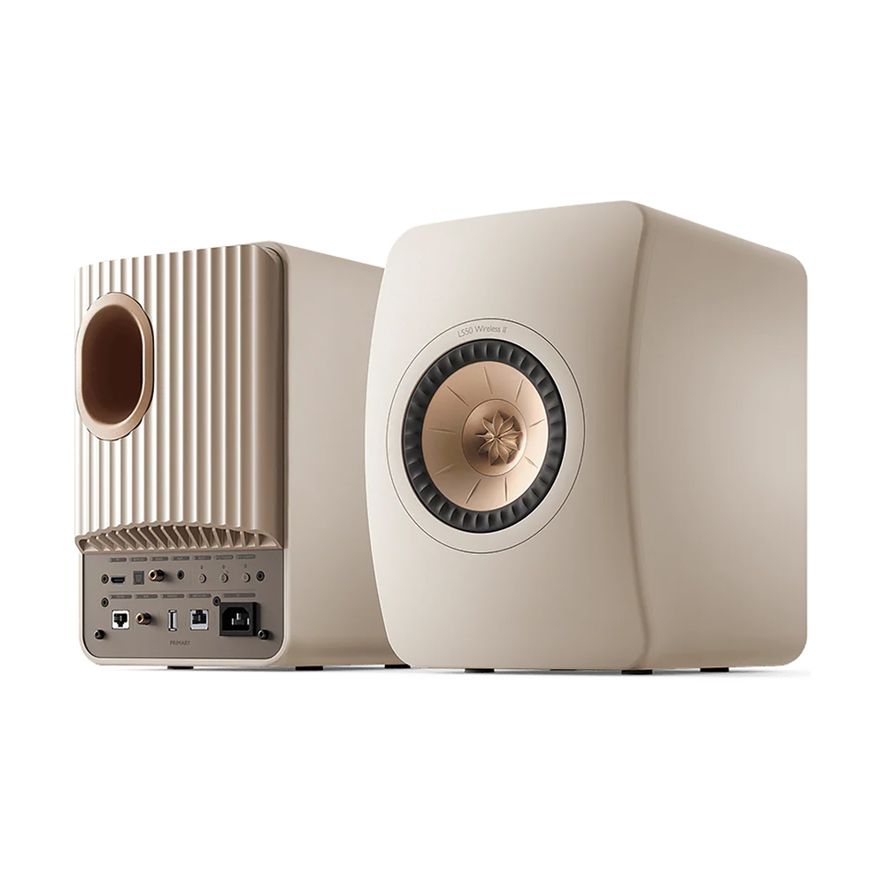 KEF LS50 Wireless II Sand Shell активная полочная акустическая система (пара)