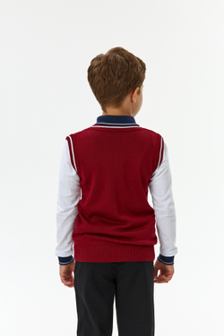 Жилет школьный вязаный (с липучкой)