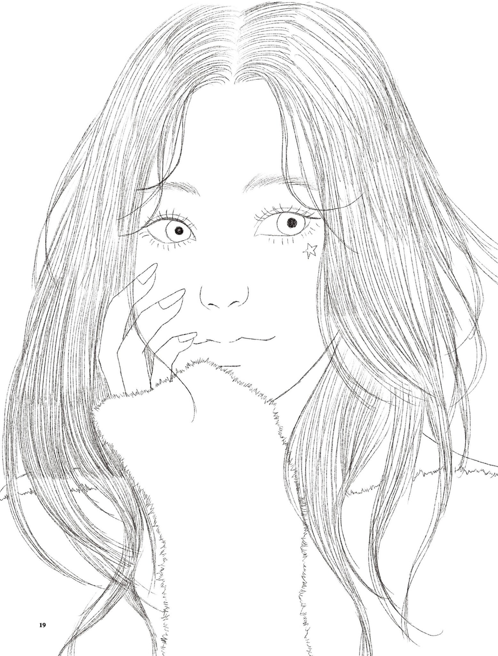 Pretty Girl 2. Coloring Book