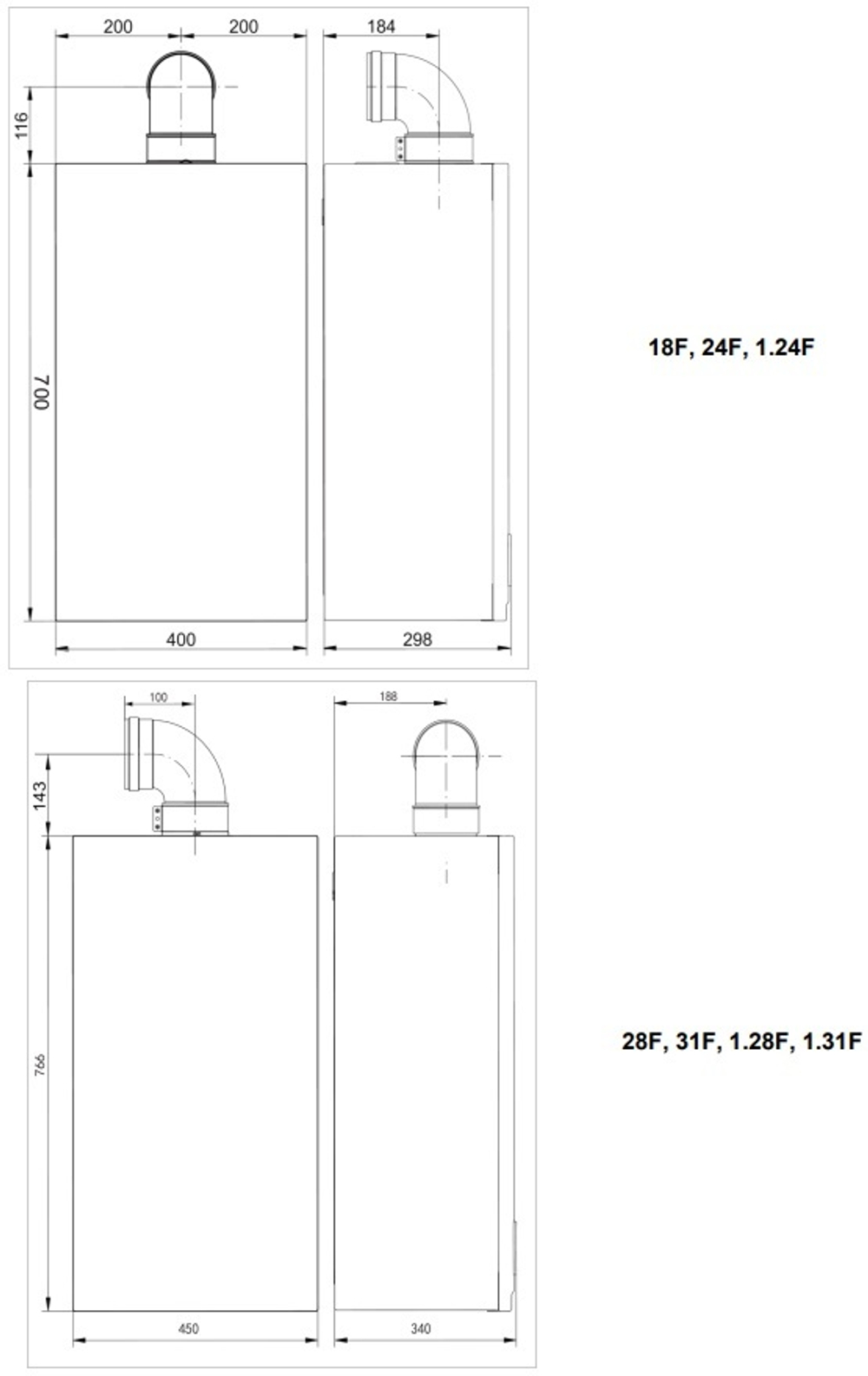 Газовый настенный котел Baxi ECO Life Газовый настенный котел Baxi ECO Life 1.24F