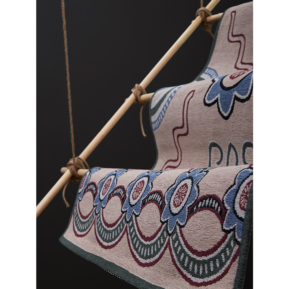 Ковер из хлопка по мотивам эвенских орнаментов 200х300см Tkano Cultural Heritage