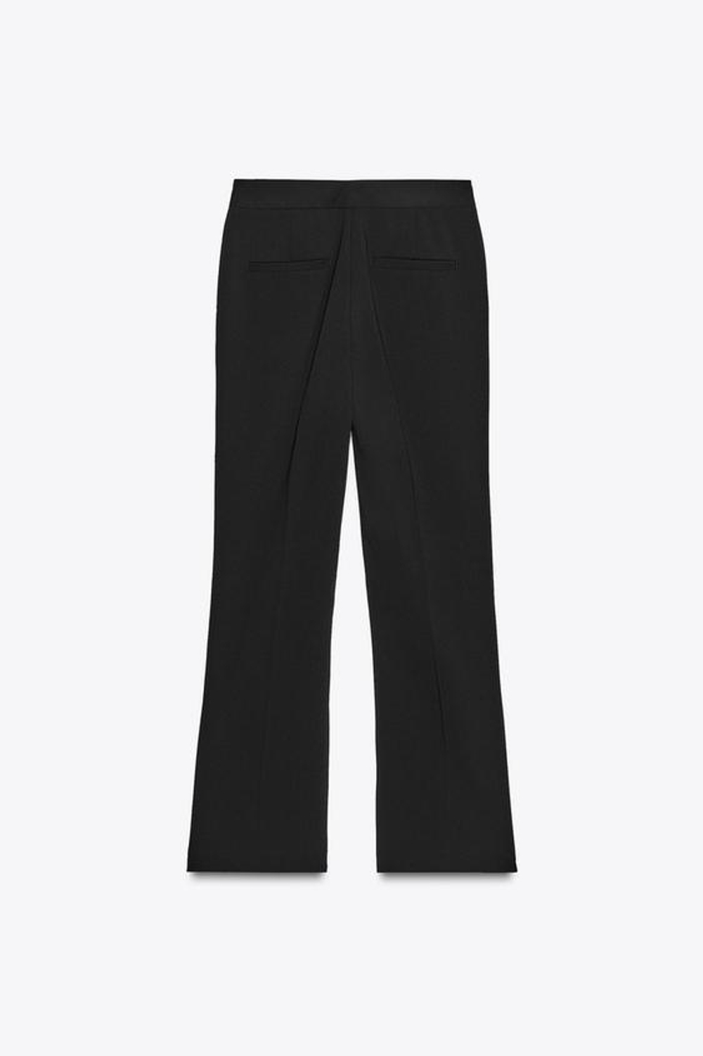 ZARA БРЮКИ FLARE, ЧЕРНЫЙ