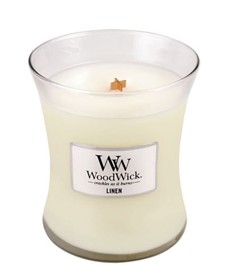 Лен, ароматическая свеча, WoodWick