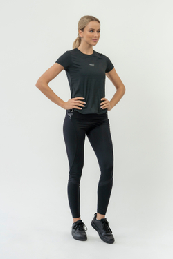 Футболка женская Nebbia 438 fit activewear t-shirt Airy black