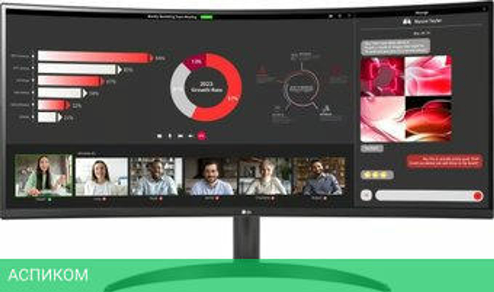 Монитор LG UltraWide 34WR50QC-B