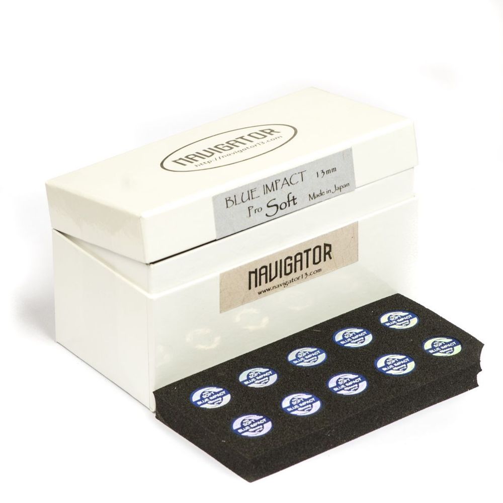 Наклейка для кия "Navigator New Blue Impact Pro" (S) 13мм