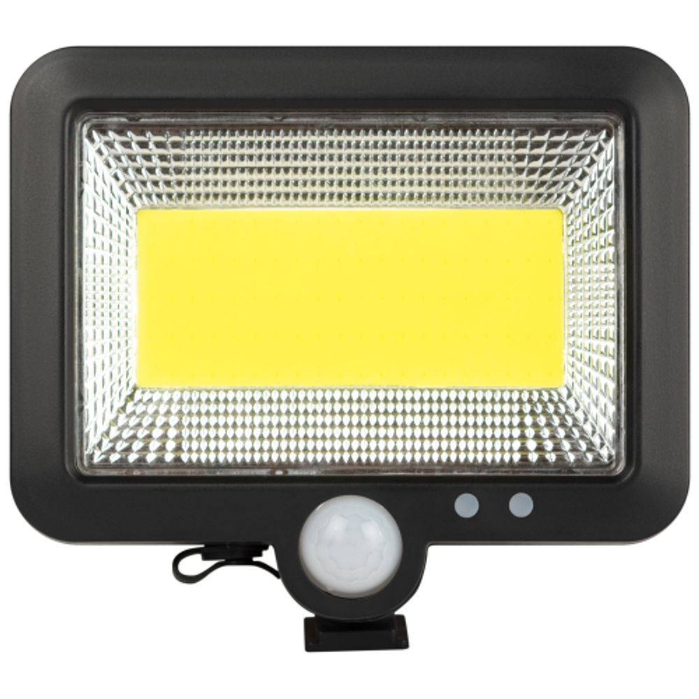 Светильник уличный ЭРА ERAFS025 - 01C фасадный сплит-прожектор на солнечной батарее холодный белый 100 COB LED | Фасадная декоративная подсветка