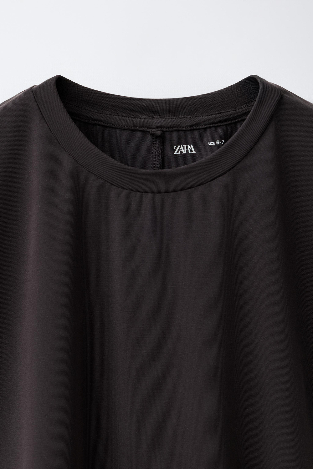 ZARA СПОРТИВНАЯ ФУТБОЛКА СВОБОДНОГО КРОЯ, АНТРАЦИТОВО-СЕРЫЙ