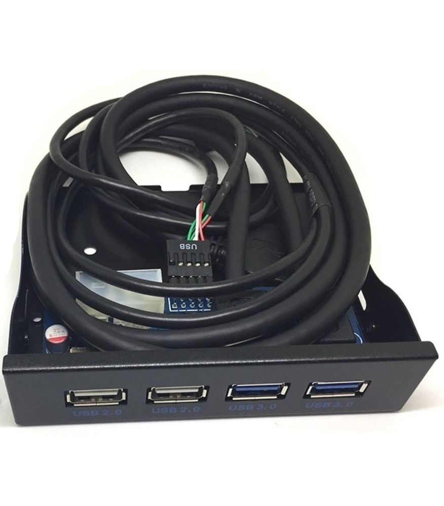 Espada Планка на переднюю панель USB3.0-2 порта + USB2.0-2 порта (EFr4Usb2&amp;3) (41918)
