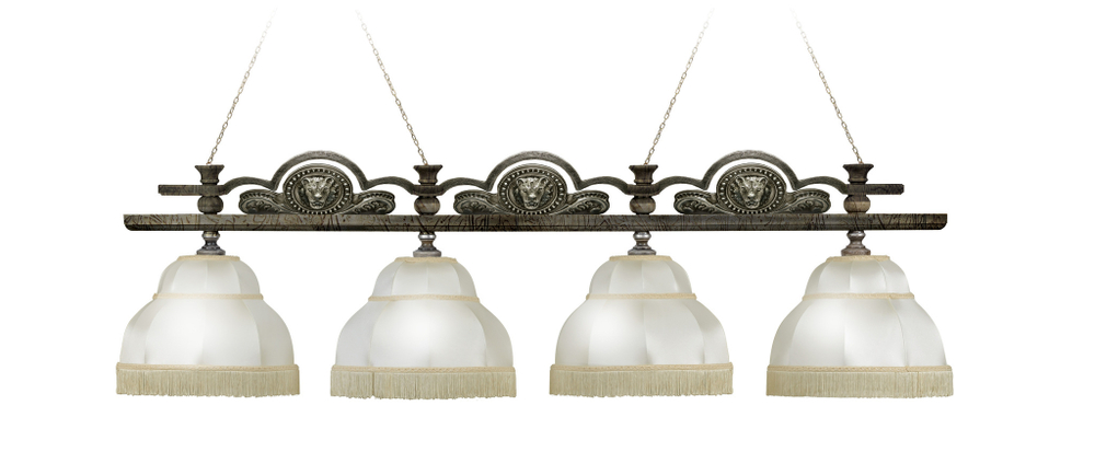 Лампа Лео II 4 плафона - клен